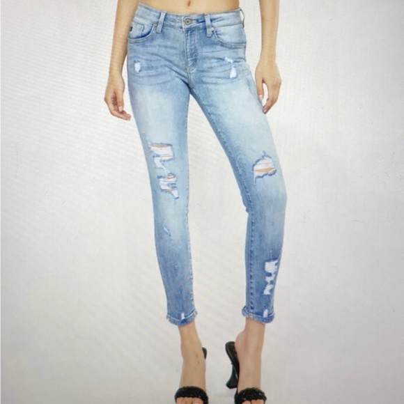 KanCan Denim - KanCan Mid Rise Ankle Skinny Jeans